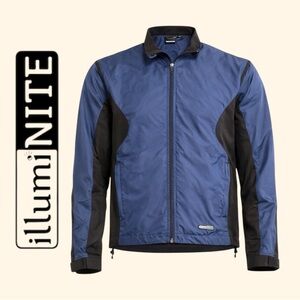 Millennium NITE Men’s Reflective Jacket Blue Black Size L Workwear